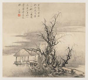 Album van Landschappen: Blad 7 door Wang Gai