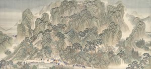 De zuidelijke inspectietour van keizer Kangxi, Rol Drie: Jinan naar de berg Tai, dateerbaar tot 1698