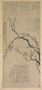 Pruimenbloesems door Wang Shishen