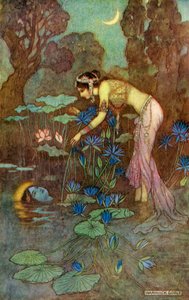 Sita vindt Rama tussen lotusbloemen, 1913