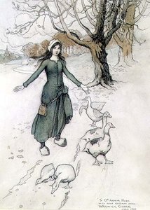 Het Kleine Gansje-Meisje door Warwick Goble