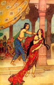 De beproeving van koningin Draupadi, 1913