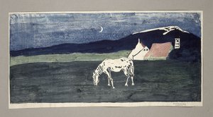 Avondschemering, 1904 door Wassily Kandinsky