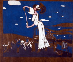 Advertentieposter voor een Franse bakkerij door Wassily Kandinsky