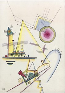 Delicate ziel door Wassily Kandinsky