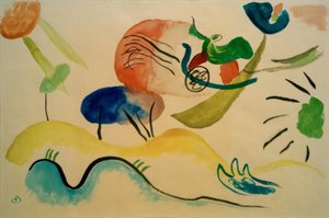 Aquarel nr. 2 door Wassily Kandinsky