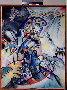 Blauwe kam door Wassily Kandinsky