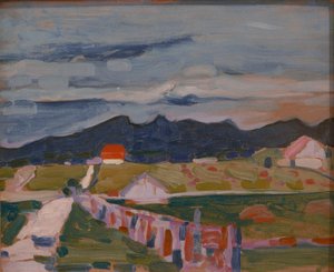 Velden bij Murnau door Wassily Kandinsky