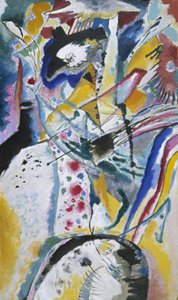 Grote studie voor een muurschildering voor Edwin R. Campbell (Zomer) door Wassily Kandinsky