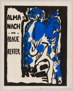 Holzschnitt für den Almanach "Der Blaue Reiter" door Wassily Kandinsky