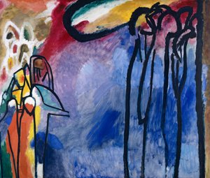 Improvisatie 19 door Wassily Kandinsky