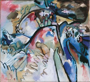 Improvisatie 21A door Wassily Kandinsky