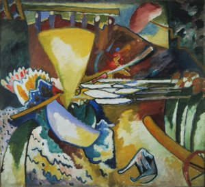 Improvisatie II door Wassily Kandinsky