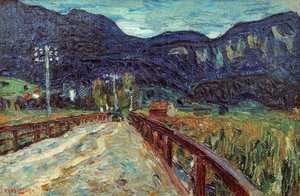 Kochel – De brug door Wassily Kandinsky