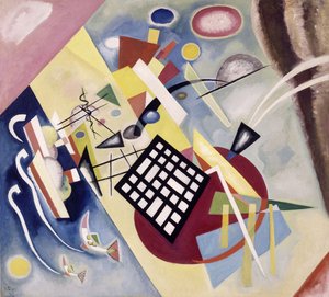 Het Zwarte Rooster door Wassily Kandinsky
