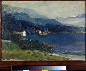Lac Kochel door Wassily Kandinsky