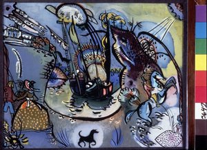 "De haven" Schilderij van Vassily Kandinsky door Wassily Kandinsky