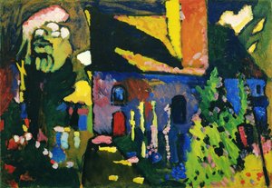 De kerk van Murnau door Wassily Kandinsky