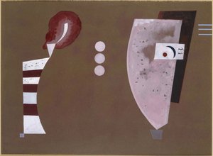 Midden in de Cirkel door Wassily Kandinsky