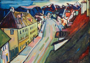 Murnau-boven Marktstraat door Wassily Kandinsky