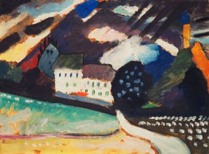 Murnau Kasteel en de Kerk II door Wassily Kandinsky