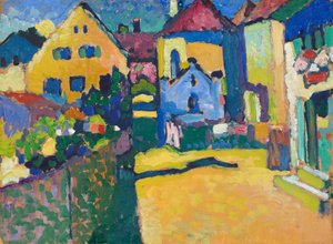 Murnau – Grüngasse door Wassily Kandinsky