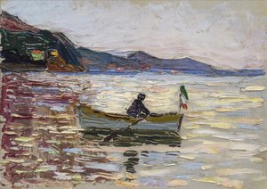 Rapallo. Boot op zee, 1906