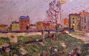 Schwabing, München door Wassily Kandinsky