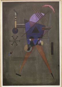 Zwart Driehoek. 1925 door Wassily Kandinsky