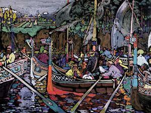 Lied van de Wolga, 1906