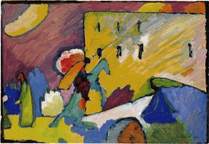 Studie voor Improvisatie 3 door Wassily Kandinsky