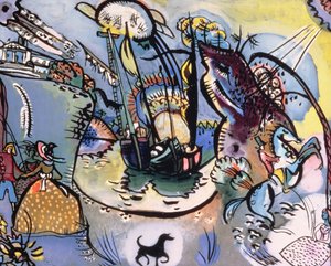 De Haven, 1916 door Wassily Kandinsky