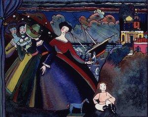 Het Schip door Wassily Kandinsky