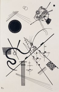Zonder titel (Dessin 4) door Wassily Kandinsky