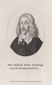 Basil Feilding, 2e graaf van Denbigh, Engelse diplomaat, politicus en parlementaire soldaat in de burgeroorlog (gravure) door Wenceslaus (after) Hollar