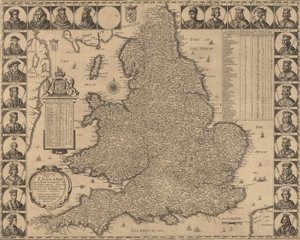 Een Nieuwe en Exacte Kaart van Engeland, 1644