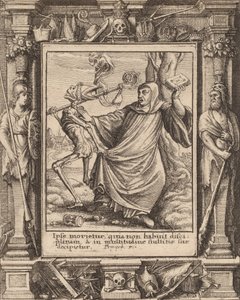 Abt door Wenceslaus Hollar