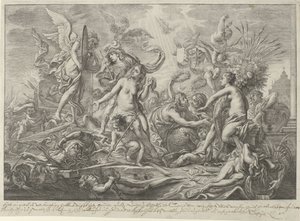 Allegorie op de Vrede van Westfalen, 1648