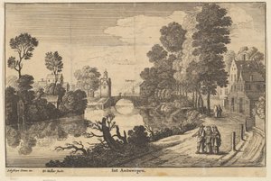 Antwerpen door Wenceslaus Hollar