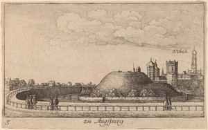 Augsburg door Wenceslaus Hollar