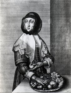 Herfst, 1641 door Wenceslaus Hollar