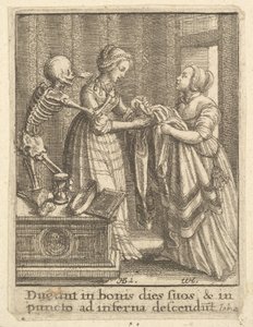 Bruid, uit de Dans van de Dood, 1651