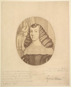 Catherine, prinses van Portugal, 1661 door Wenceslaus Hollar
