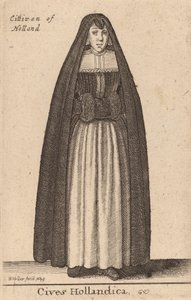 Cives Hollandica, 1643 door Wenceslaus Hollar