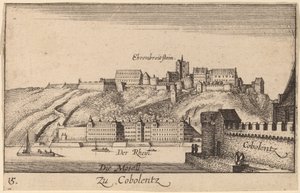 Koblenz door Wenceslaus Hollar