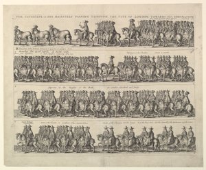 Kroningsprocessie van Karel II door Londen, 1662