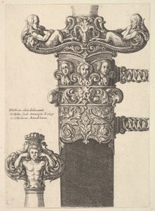 Dolk en schede, 1645 door Wenceslaus Hollar