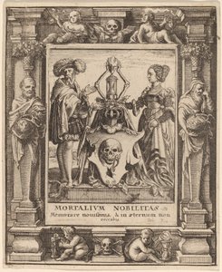 Doodswapen door Wenceslaus Hollar