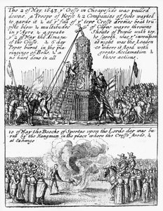Vernietiging van Cheapside Cross; het 