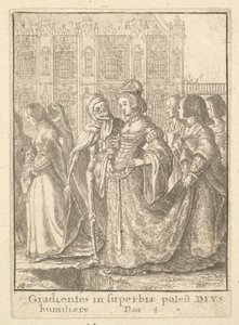 Keizerin, uit de Dans van de Dood door Wenceslaus Hollar